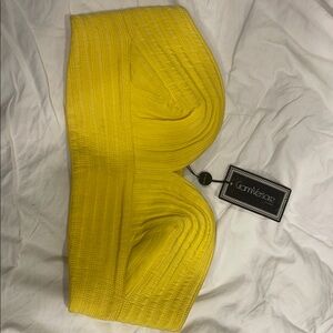 Gianni Versace Couture Yellow Bra Bustier